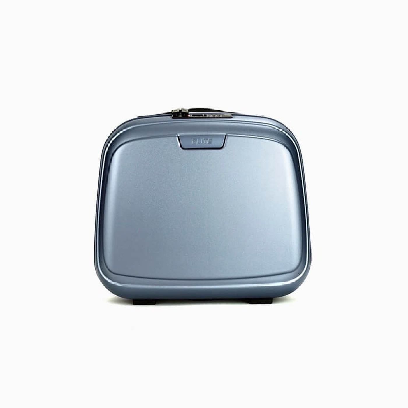 Vanity case rigide bleu ardoise Elite Pure Mate