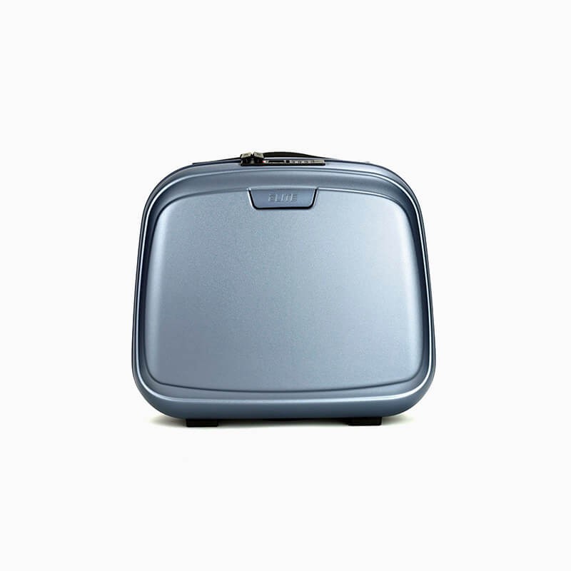 Vanity case rigide bleu ardoise Elite Pure Mate