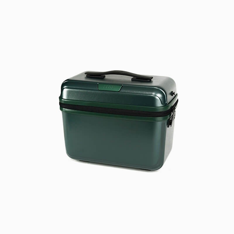 Vanity case rigide vert forêt Elite Pure mate