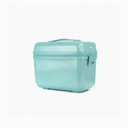 Vanity case rigide bleu turquoise Elite Pure Bright