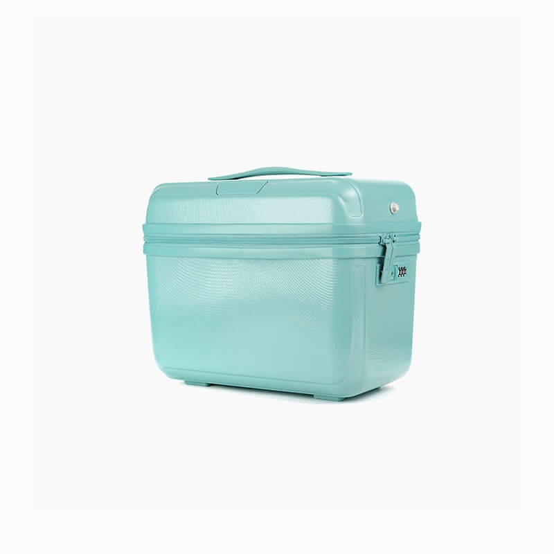 Vanity case rigide bleu turquoise Elite Pure Bright