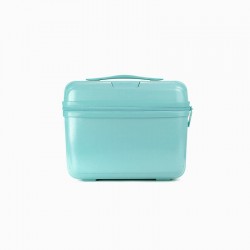 Vanity case rigide bleu turquoise Elite Pure Bright