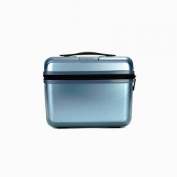 Vanity case rigide bleu ardoise Elite Pure Mate