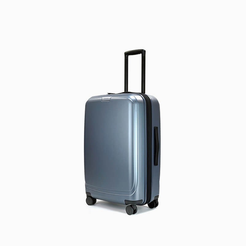 Valise medium bleu ardoise Elite Pure Mate