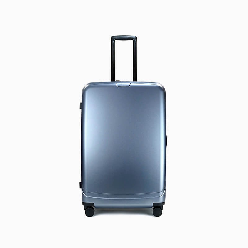 Grande valise rigide bleu ardoise Elite Pure Mate