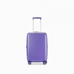 Valise cabine violet Elite Pure Mate