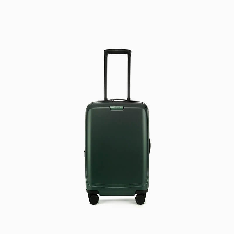 Valise cabine vert forêt Elite Pure Mate