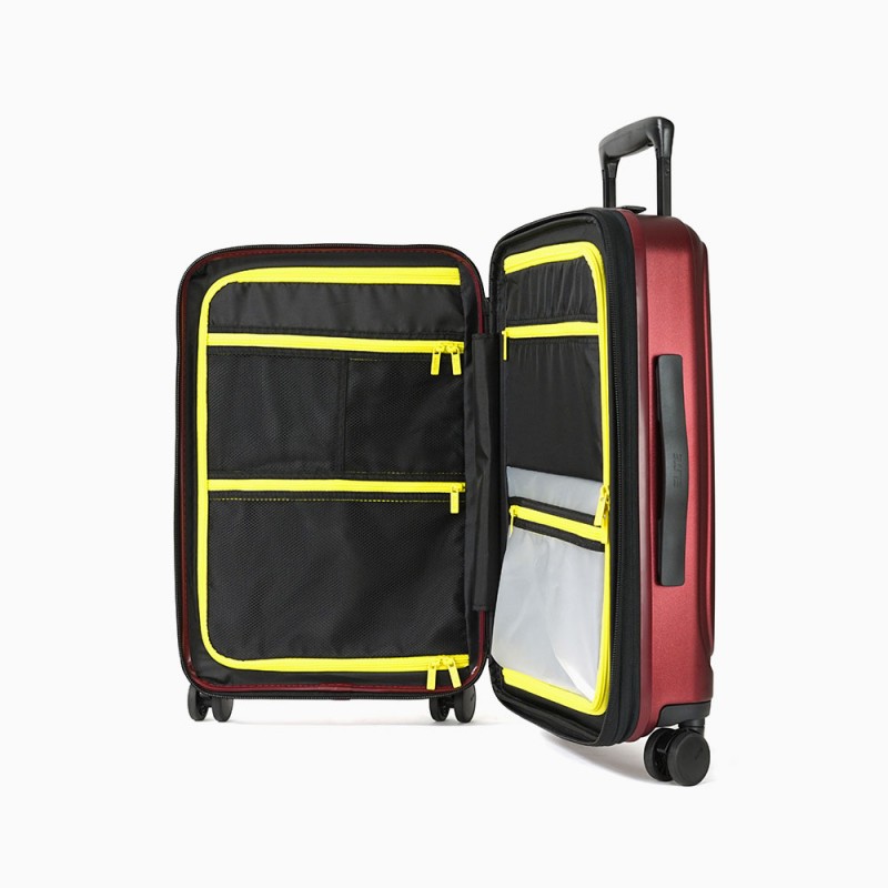 Valise cabine gain de place Pure mate Elite Bagages