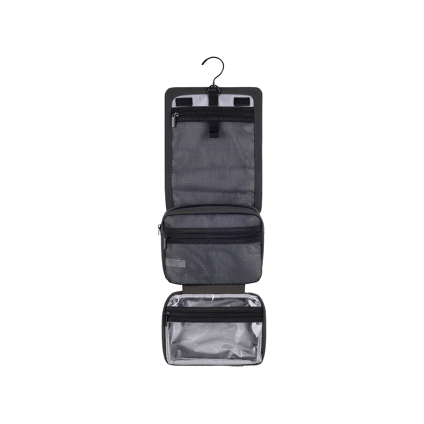 Trousse de toilette BLAST - Noir - Vue du dessus ouvert