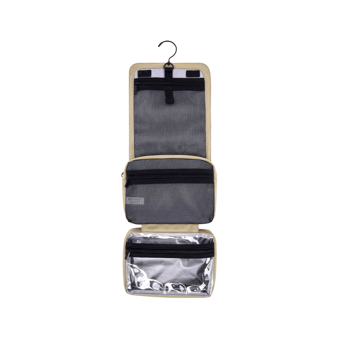 Trousse de toilette BLAST - Vert - Vue du dessus ouvert