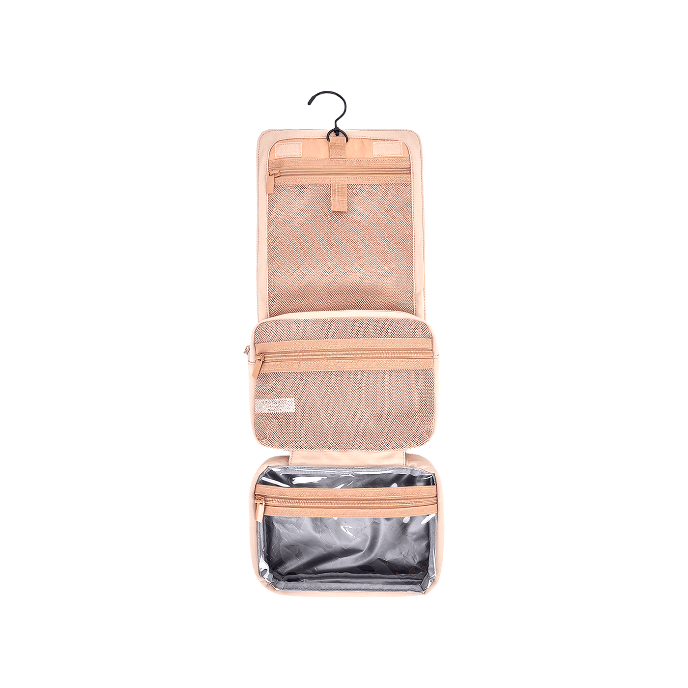 Trousse de toilette BLAST - Beige - Vue du dessus ouvert