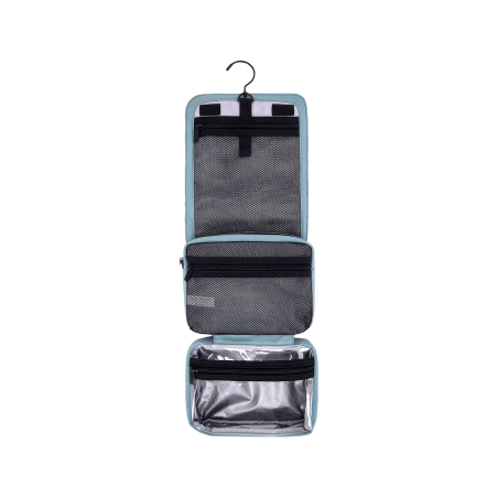 Trousse de toilette BLAST - Bleu Ciel - Vue du dessus ouvert