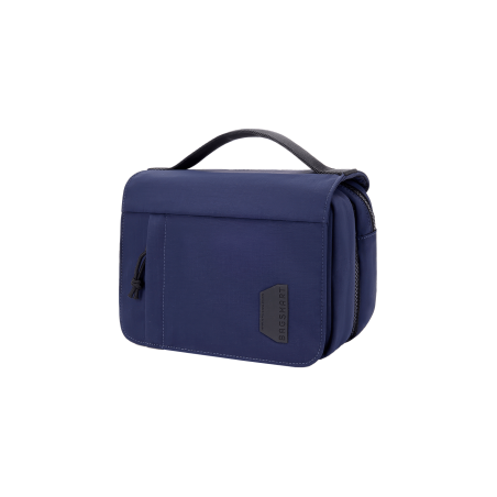 Trousse de toilette BLAST - Bleu Marine - Vue de profil
