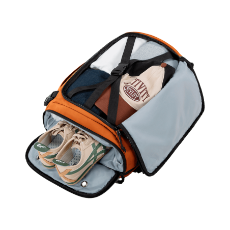 Sac à dos Underseat BLAST - Tangerine - Vue du dessus ouvert