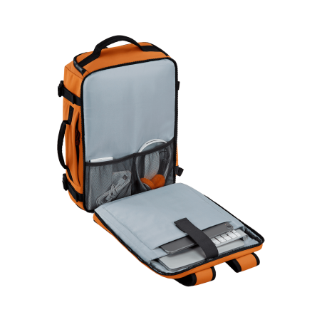Sac à dos Underseat BLAST - Tangerine - Vue de derrière ouvert