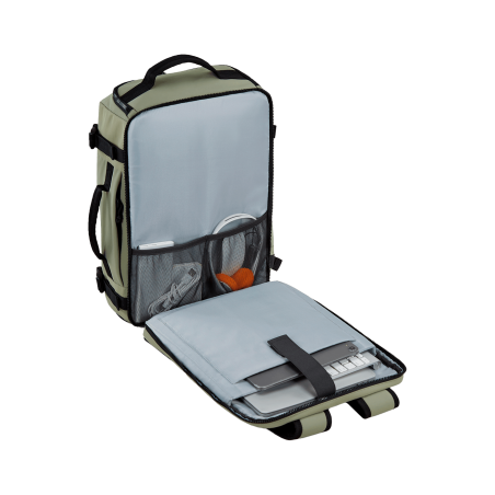 Sac à dos Underseat BLAST - Vert - Vue de derrière ouvert
