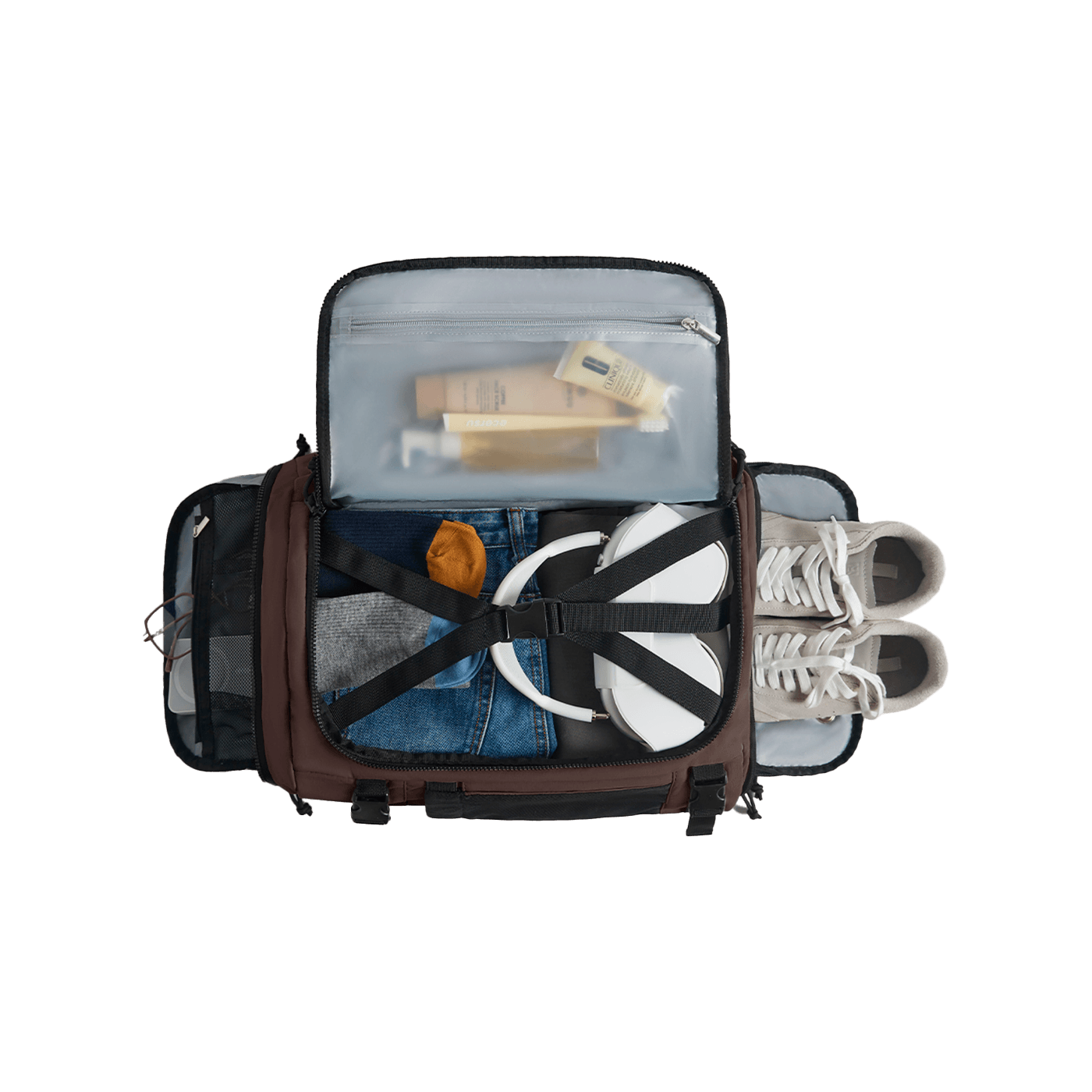 Sac à dos Underseat extensible Mesh BLAST - Cedar - Vue du dessus ouvert