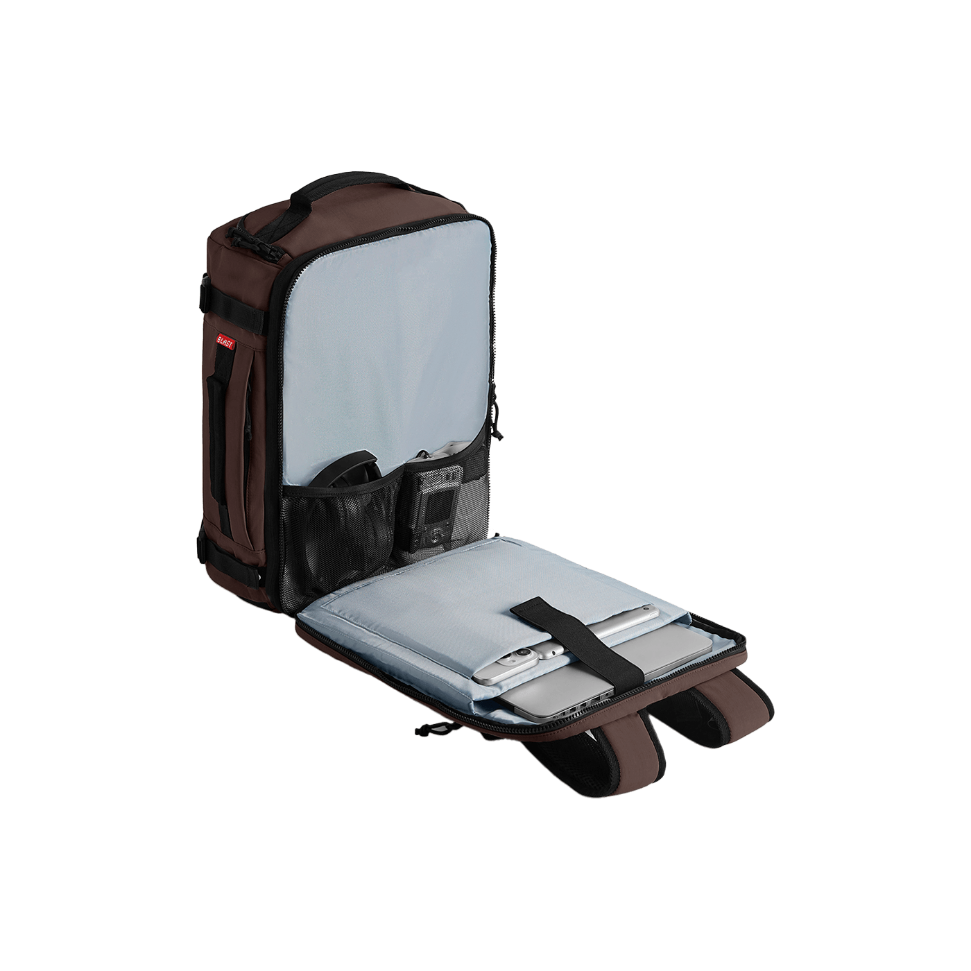 Sac à dos Underseat extensible Mesh BLAST - Cedar - Vue du dessus ouvert