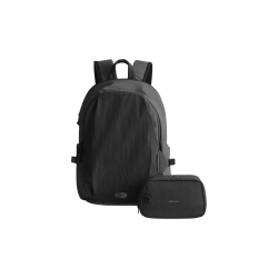 Pack Voyage 25L ouverture 180° SOAR - Noir - Vue de face
