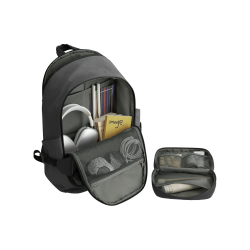 Pack Voyage 25L ouverture 180° SOAR - Noir - Vue du dessus ouvert