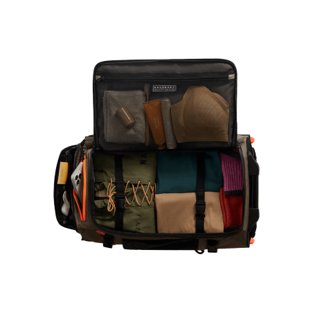 Sac à dos à roulettes 43L BLAST - Cedar - Vue du dessus ouvert