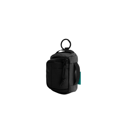 Mini pochette AirPods & Buds - Noir - Vue de profil