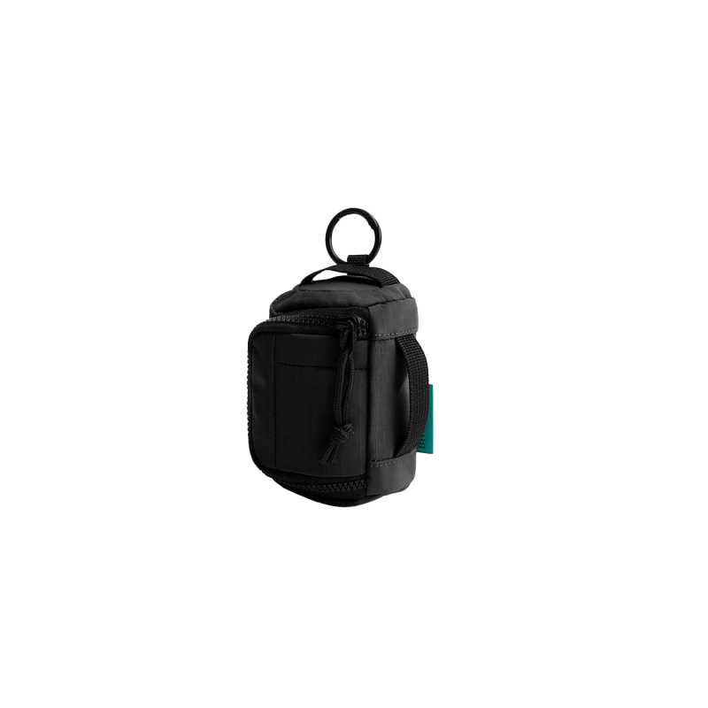 Mini pochette AirPods & Buds - Noir - Vue de face