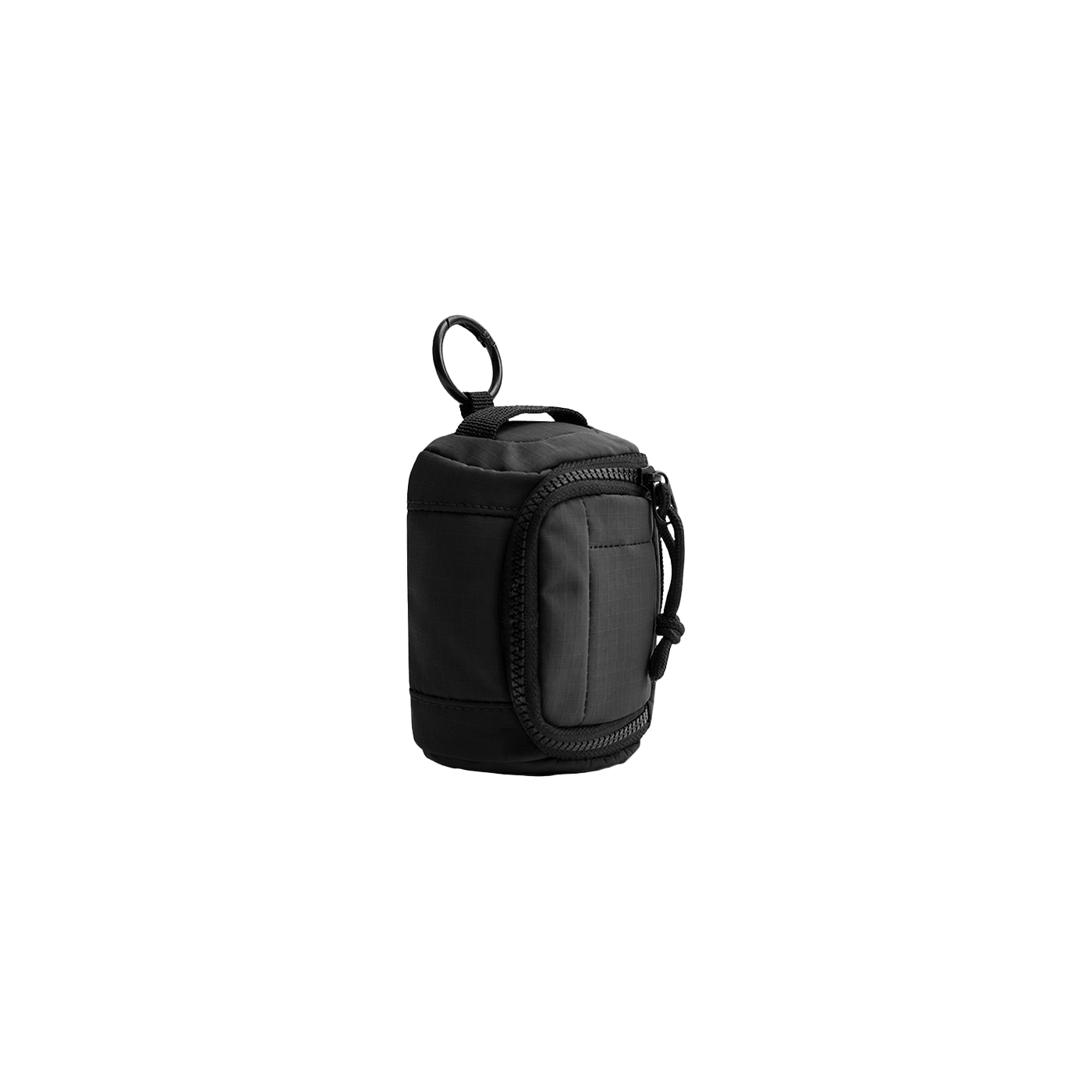 Mini pochette AirPods & Buds - Noir - Vue de profil