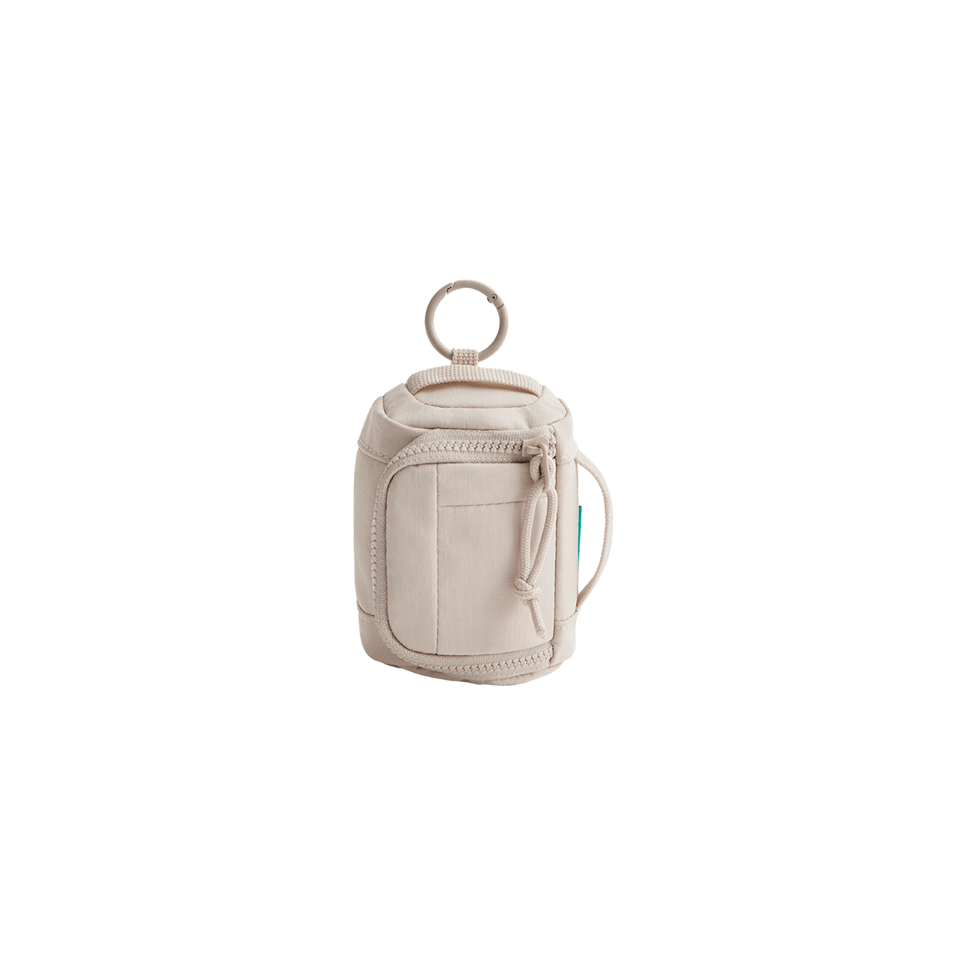 Mini pochette AirPods & Buds - Beige - Vue de face