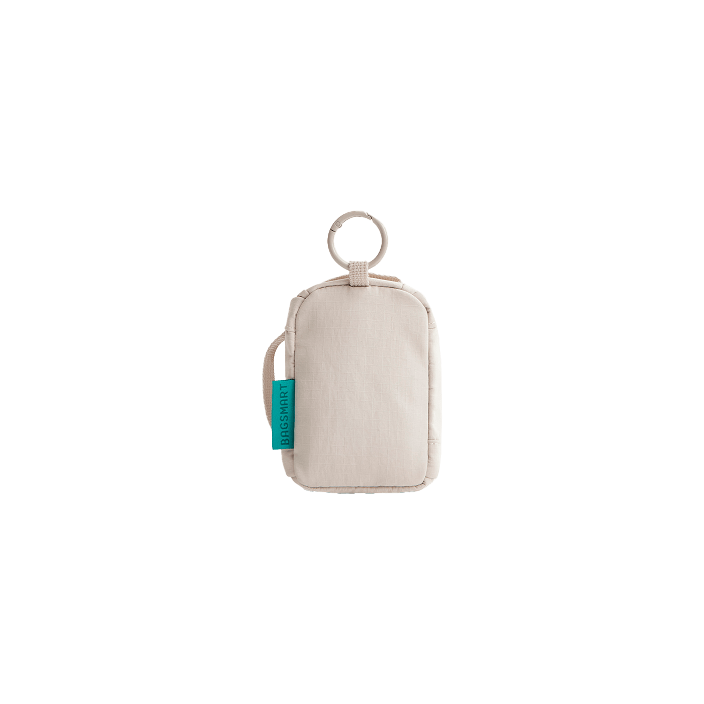 Mini pochette AirPods & Buds - Beige - Vue de dos