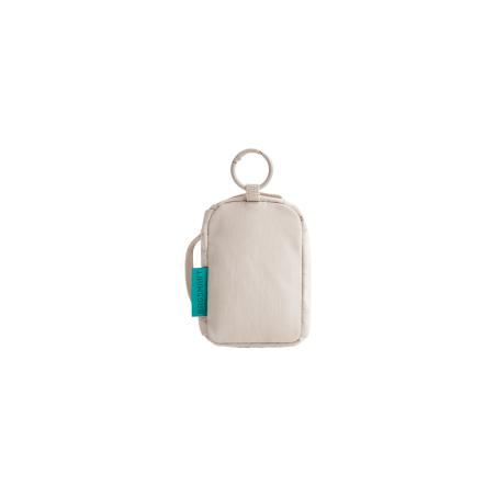 Mini pochette AirPods & Buds - Beige - Vue de dos
