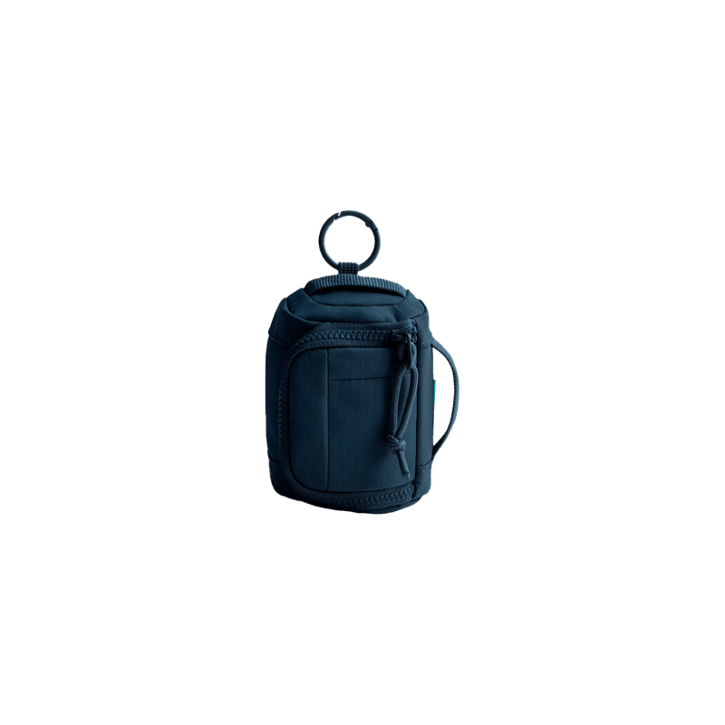 Mini pochette AirPods & Buds - Bleu Marine - Vue de face
