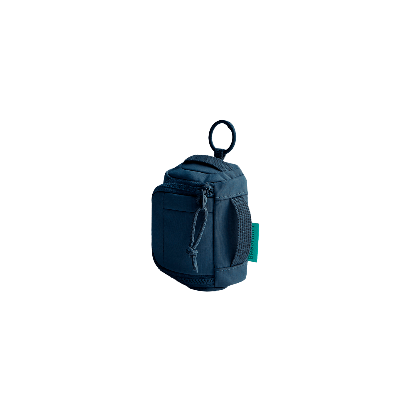 Mini pochette AirPods & Buds - Bleu Marine - Vue de profil