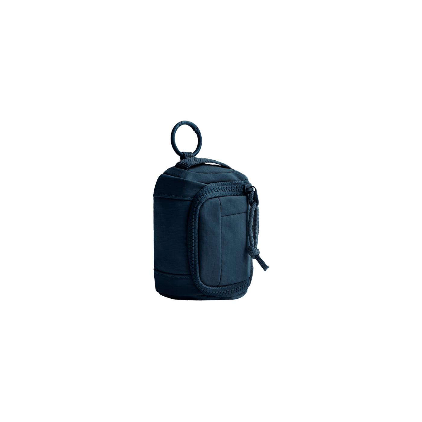 Mini pochette AirPods & Buds - Bleu Marine - Vue de profil