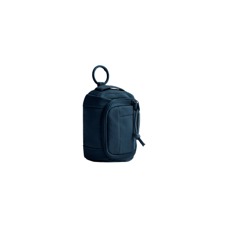 Mini pochette AirPods & Buds - Bleu Marine - Vue de profil