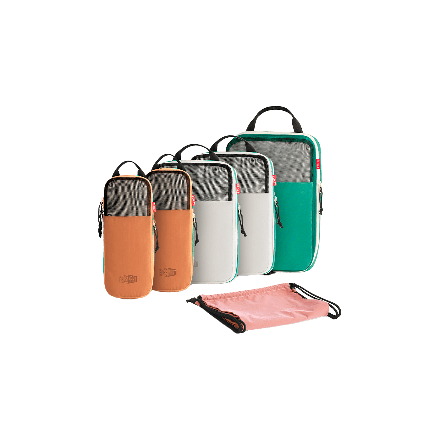 Kit de rangement compressible 6-en-1 BLAST - Multi - Vue de face