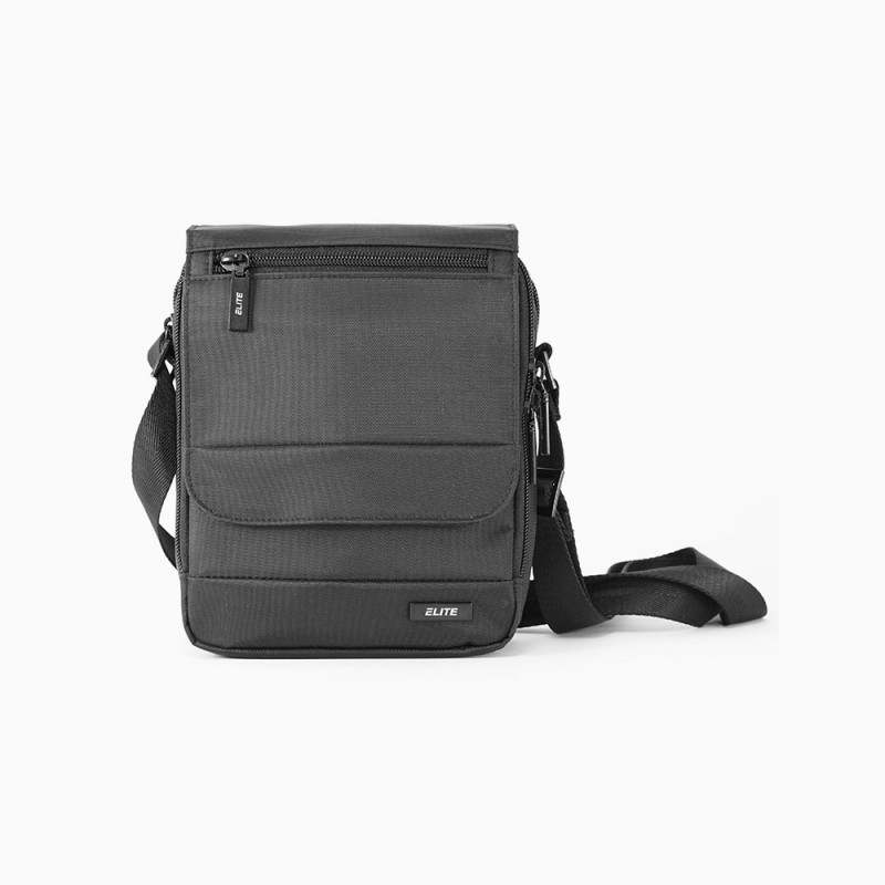 Sac Travers L RFID 2 poches avec rabat pour Homme et Femme - ELITE