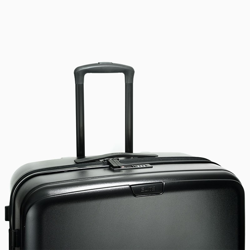 GRANDE VALISE NOIRE ELITE PURE MATE CHECK-IN XL